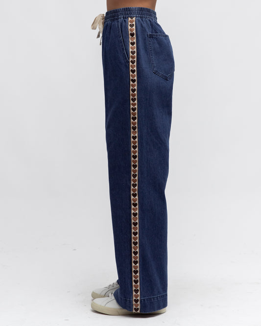 LOL70793/O LUNA DENIM WITH HEARTS