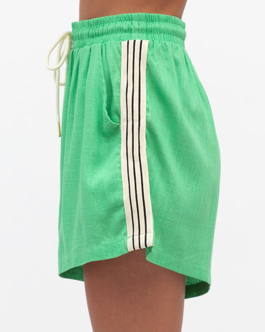 LOL70829/O SIDE STRIPE SHORTS