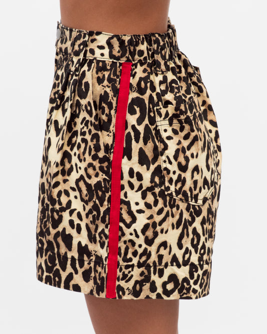 LOL70850/O ANIMAL SHORTS WITH SIDE STRIPE