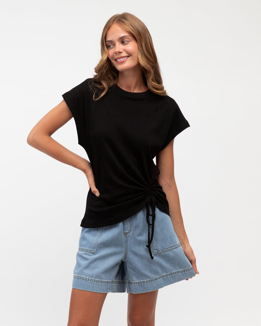 LOL70951/O DRAWSTRING TEE