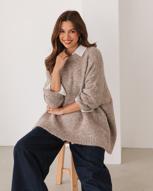 LOL71003/O OVERSIZED SWEATER