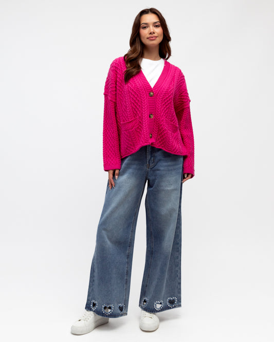 LOL71015/O knit cardi