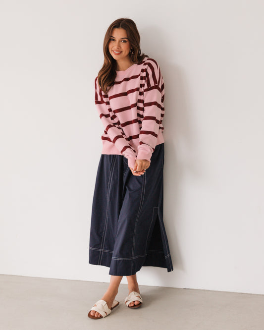 LOL71024/O STRIPE KNIT