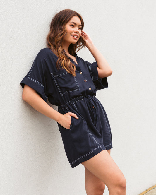 LOL71032/O RELAXED PLAYSUIT
