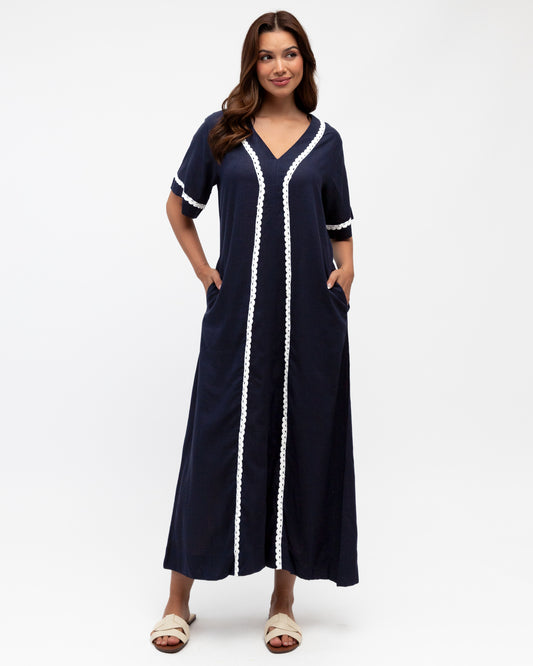 LOL71041/O EFFORTLESS MIDI DRESS