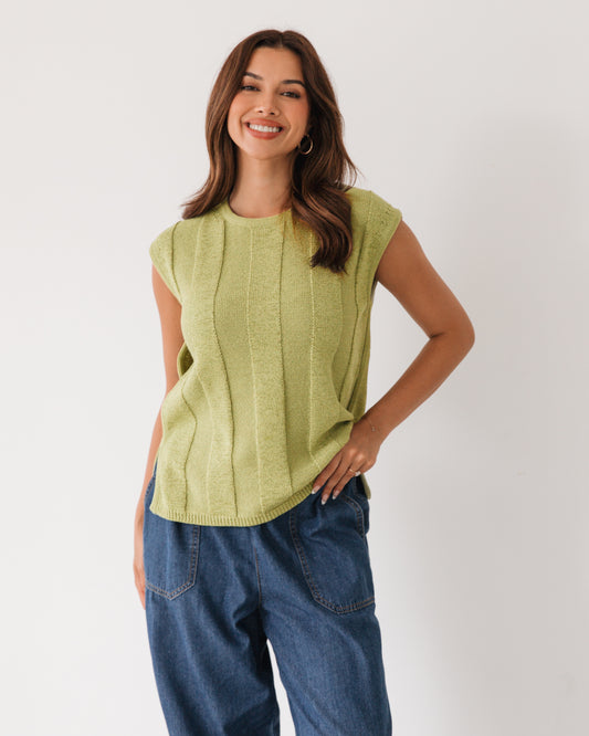 LOL71071/O LARA KNIT TOP