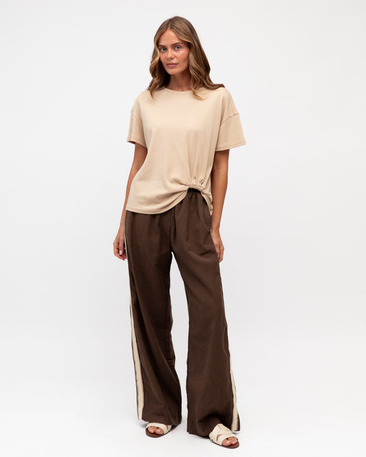 LOL71078/O TAPE DETAIL PANTS