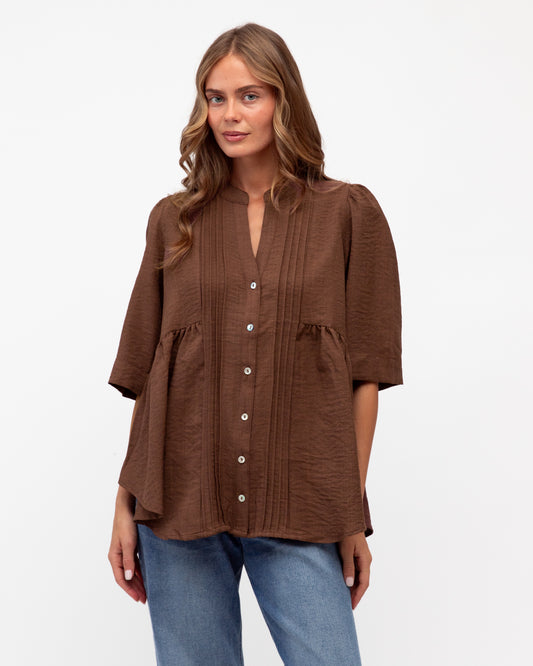 LOL71157/O EMILY PINKTUCK BLOUSE