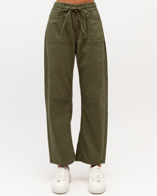 LOL71213/O faded barrel leg jean