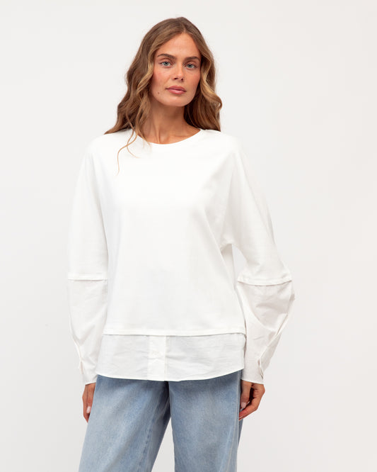 LOL71239/O LAYERED TEE SHIRT