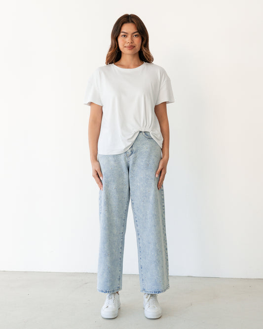 LOL71246/O EMBELISHED JEAN