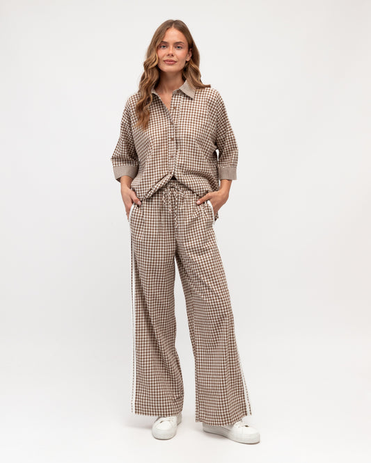 LOL71248/O GINGHAM PANT