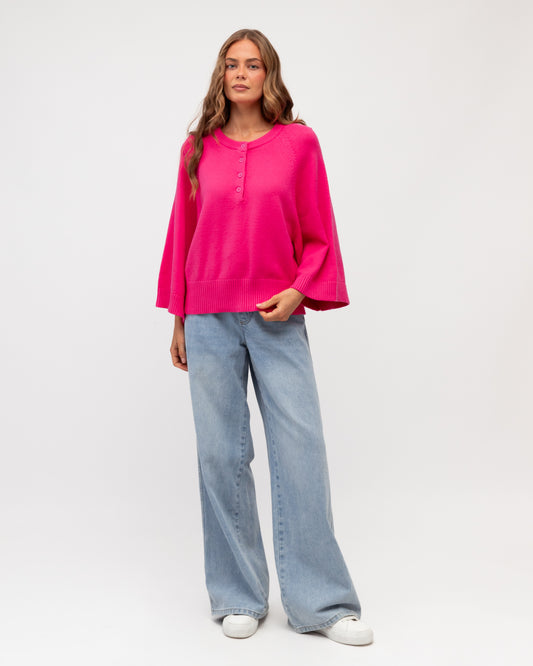 LOL71251/O WILD N BATWING KNIT