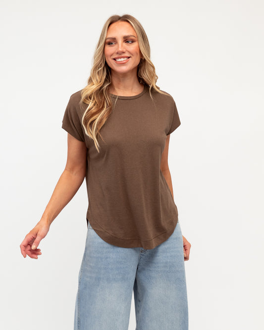 LOL71263/O DRAPEY CAP SLEEVE
