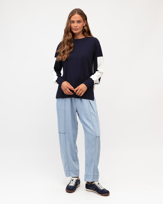 LOL71297/O MADDISON CONTRAST JUMPER