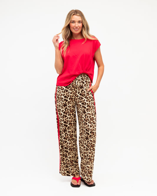 LOL70246-1/O LEOPARD PANT
