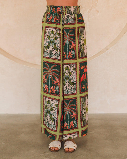 LOLE70590-3/O tropical rodeo pant