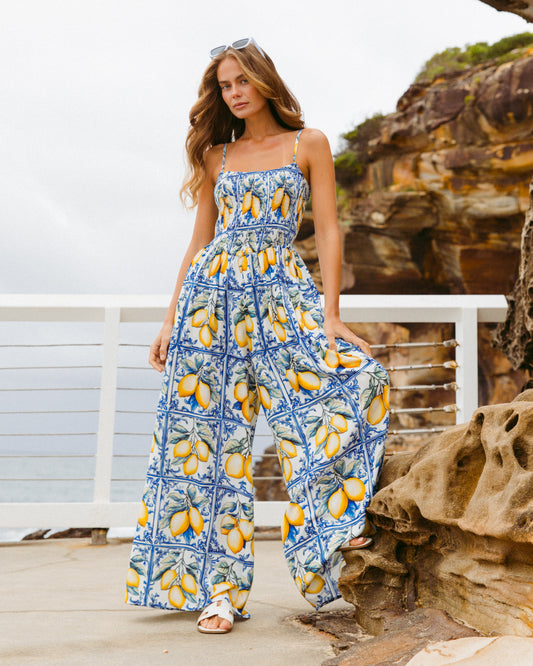 LOLE70730-4/O SORRENTO SUMMER JUMPSUIT
