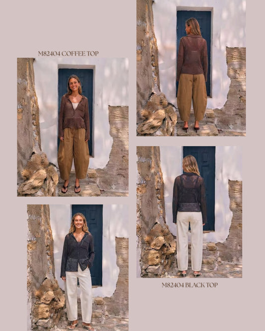 M82404/O CROCHET BLOUSE