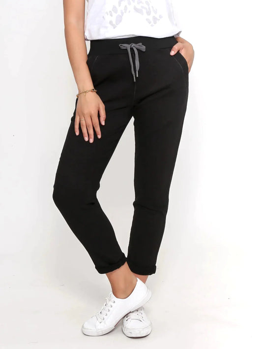 PDN321MJ RILEY JOGGER - BLK