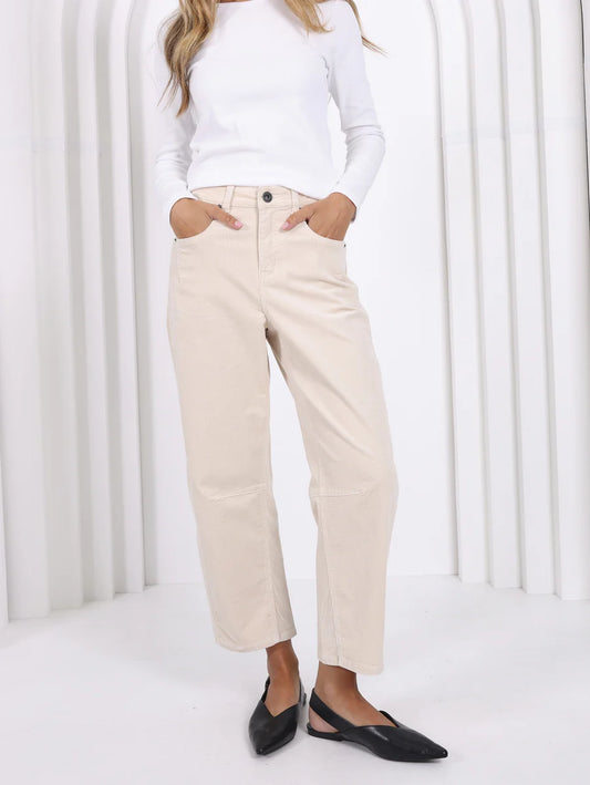 PEARL - TONI BARREL JEAN CORDUROY -  SKU: PDN89MJ