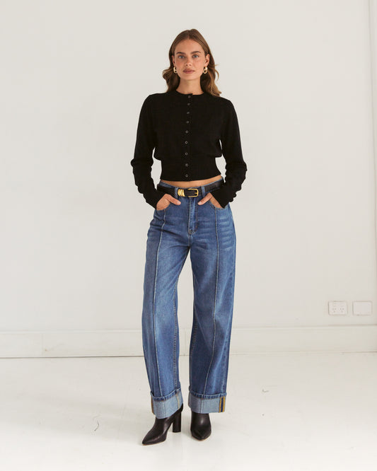 PH12113/O - WIDE LEG JEANS
