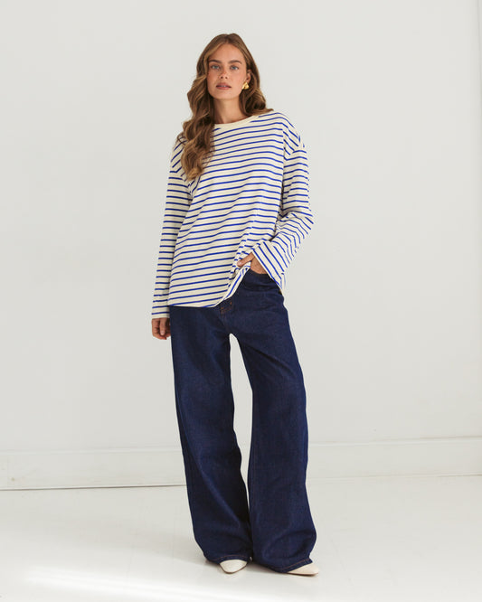 PH12488/O STRIPE SWEATER