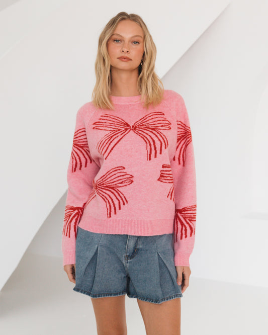PH13940/O RIBBON KNIT TEE