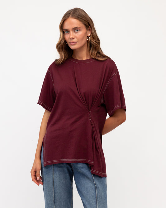 PH14081/O SAMAYA PLEAT TEE