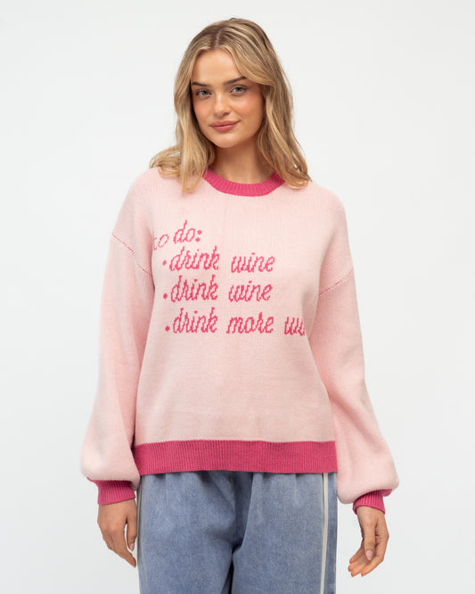 PH14105/O DRINK WINE KNIT