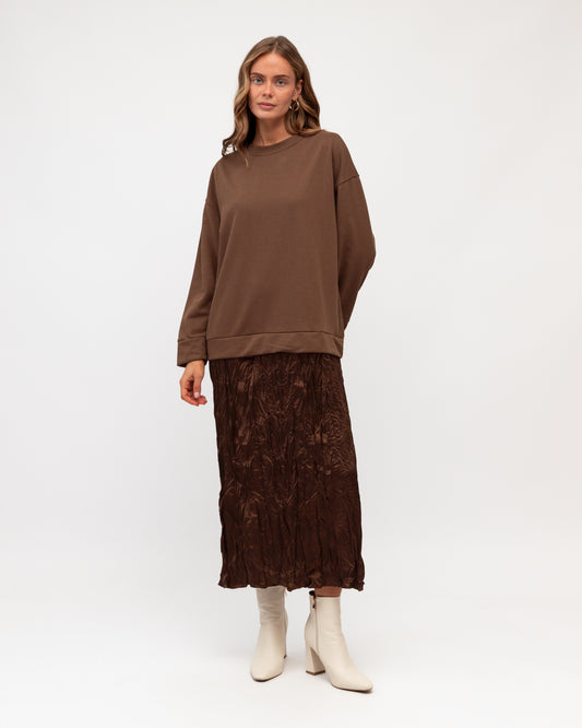 PH14107/O GINA JUMPER MIDI DRESS
