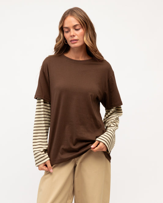 PH14195/O SAM STRIPE TEE