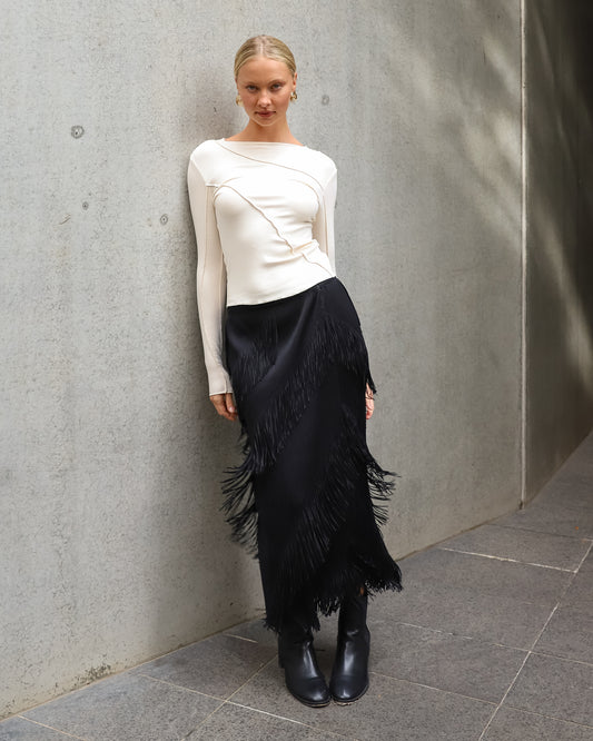 PH14437/O TASSLE SKIRT