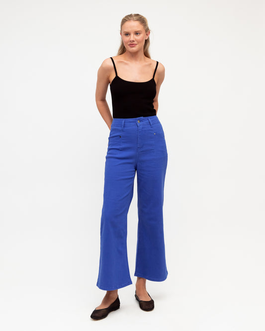 PH8467-6/O - 7/8TH FLARE STRETCH JEANS
