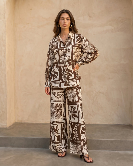 PHE11056-7/O WHITLEY FLOWER SHIRT