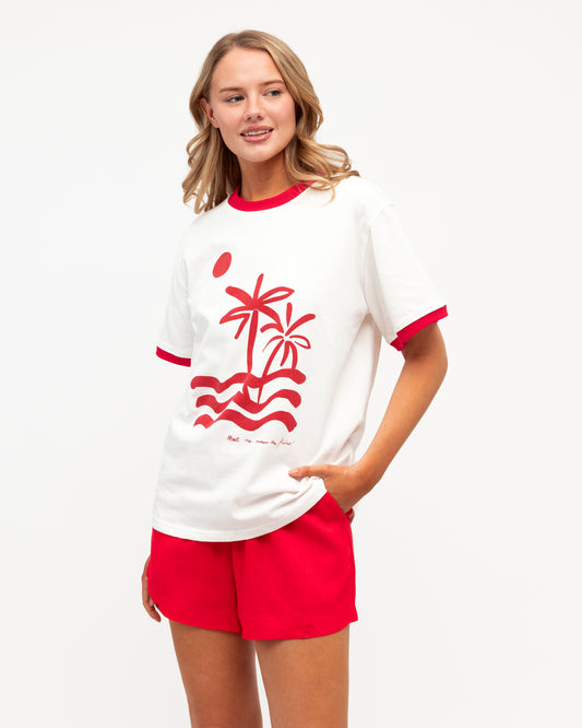 PHE14493/O PALMY TEE SET