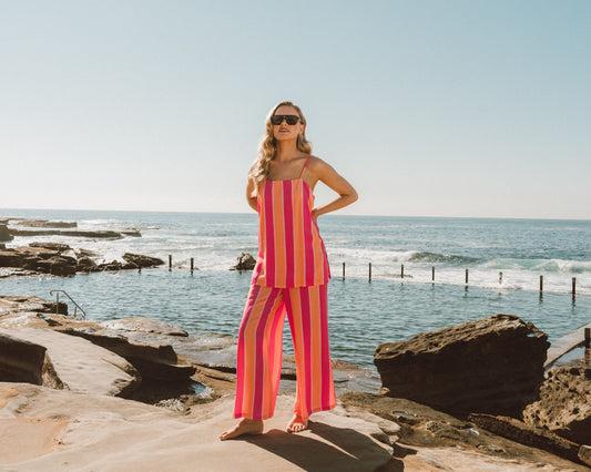 PHE14521/O MALDIVES STRIPE PANT