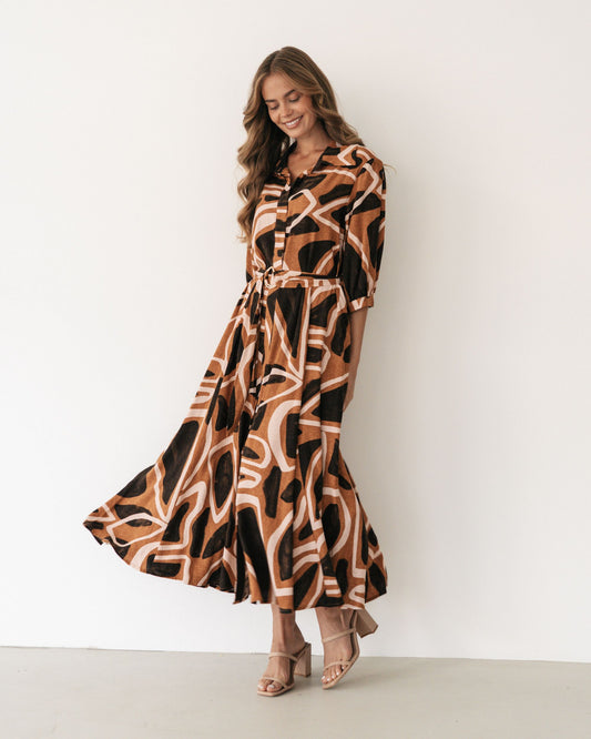 LOLE70353/O CALYPSO MAXI DRESS