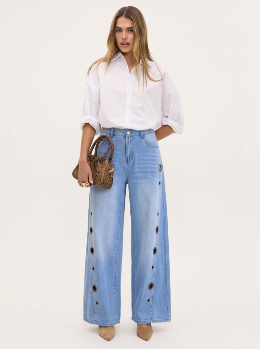 SM_8813-DGLY - BARREL JEANS
