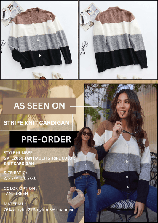 SM_E2089/O STRIPE KNIT