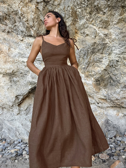 SM_FSB_LYQ0246/O COTTON DRESS