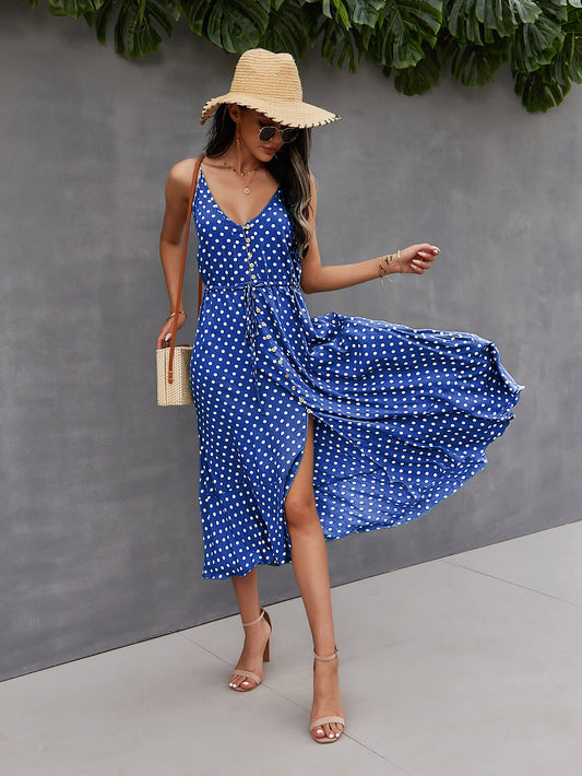 SM_K2113008 SPOT MAXI DRESS