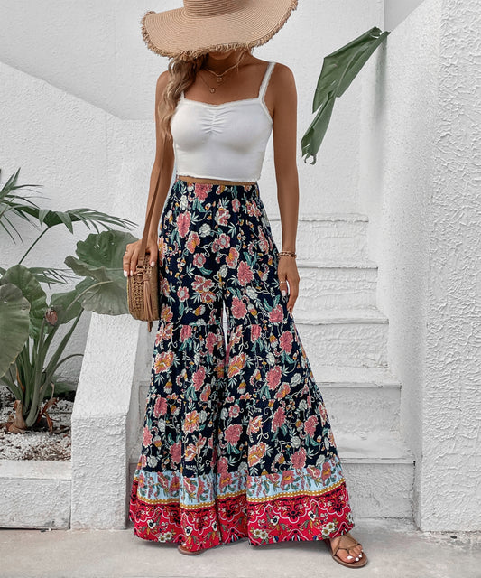 SM_S8586/O PRINTED MAXI SKIRT