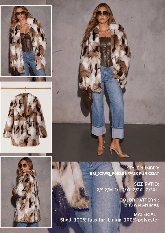 SM_XZWQ_F0518/O FAUX FUR COAT
