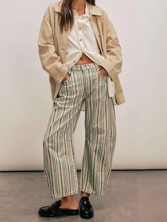 SM_YYNZ_16849W/O STRIPE PANTS