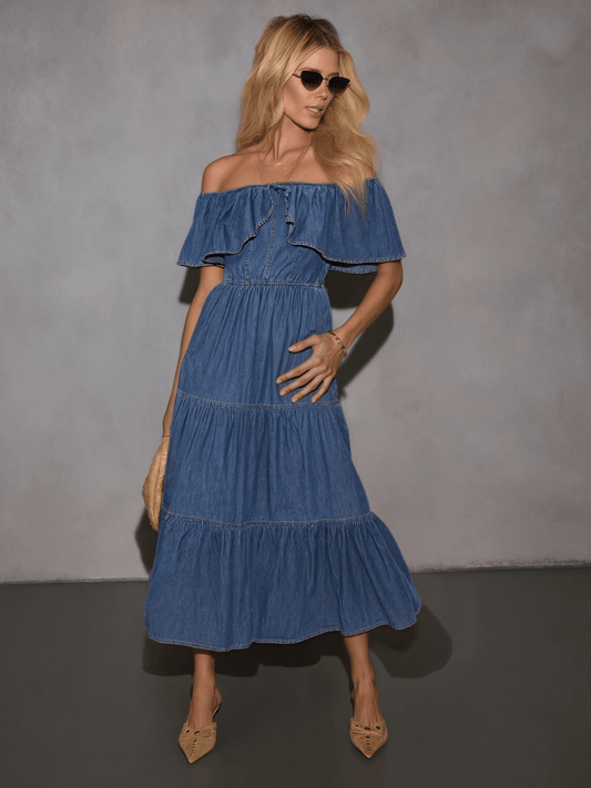 SM_YYNZ_89112/O DENIM MAXI DRESS