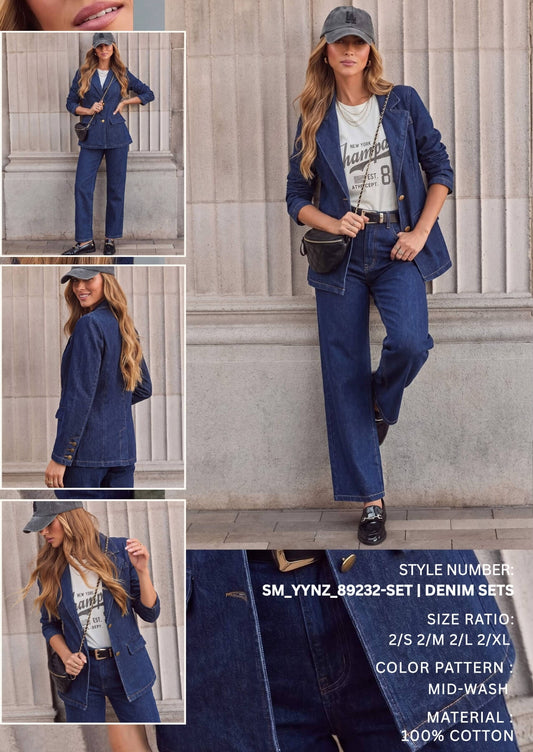 SM_YYNZ_89232T /O DENIM BLAZER