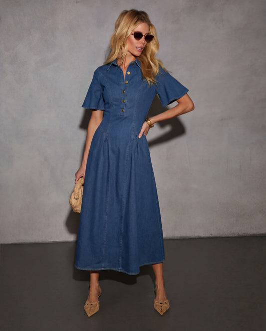 SM_YYNZ_89285/O DENIM DRESS