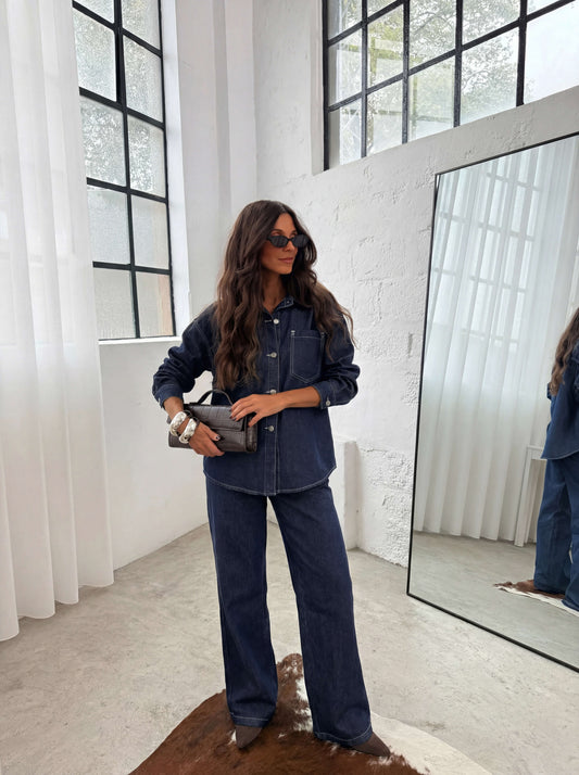 SM_YYNZ_89355/O SHIRT & JEANS SET