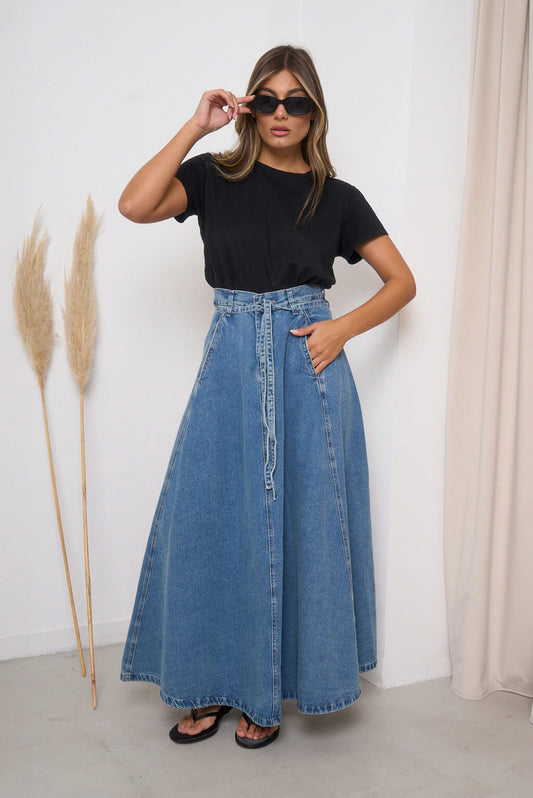 SM_YYNZ_89357/O DENIM MAXI SKIRT